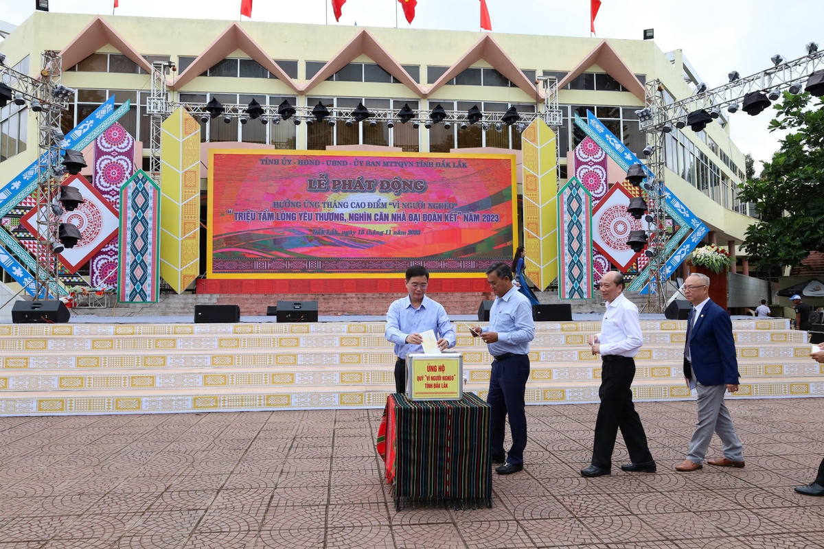 Đắk Lắk kêu gọi 'Triệu tấm lòng yêu thương, xây nghìn căn nhà Đại đoàn kết'