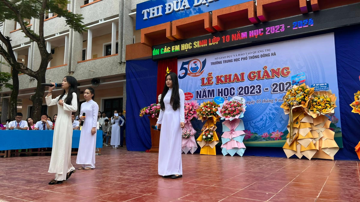 Quảng Trị: Tổ chức lễ khai giảng gọn nhẹ, trang trọng và ý nghĩa