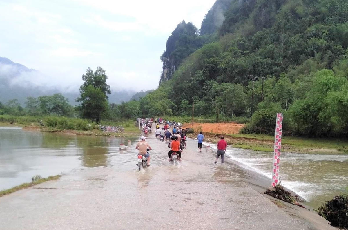 Khu vực xảy ra tai nạn thương tâm.