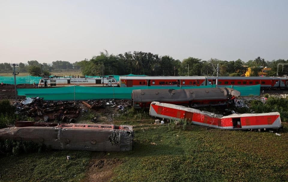 Hiện trường vụ tai nạn. Ảnh: Reuters.