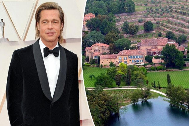 Brad Pitt từng bị lừa liên quan đến điền trang Château Miraval.  