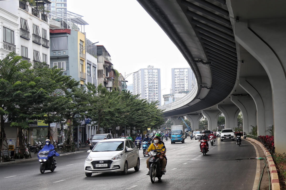 Hà Nội: Cận cảnh dự án đường Vành đai 2 gần 10.000 tỷ đồng trước ngày thông xe