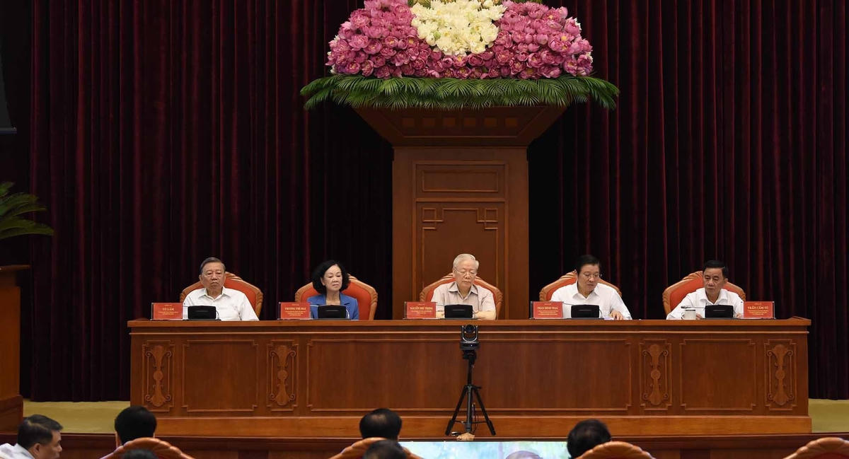 Tổng Bí thư Nguyễn Phú Trọng chủ trì hội nghị