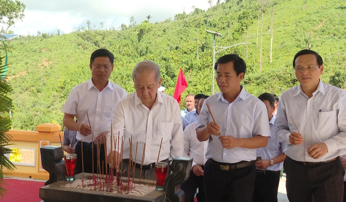 Khánh thành Nhà tưởng niệm Liệt sĩ hy sinh khi làm nhiệm vụ tại Thuỷ điện Rào Trăng 3