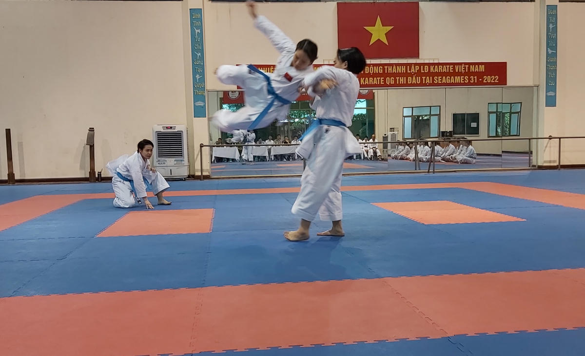 Niềm vui sớm với Đội tuyển Karatedo Việt Nam trước thềm SEA Games 31