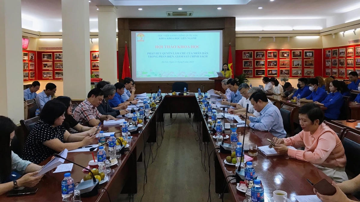 Quang cảnh Hội thảo.  
