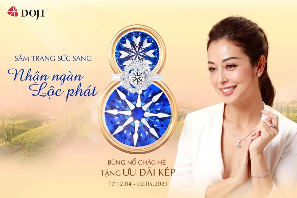 Chọn trang sức nổi bật đón nắng hè, bùng nổ ưu đãi lớn từ DOJI