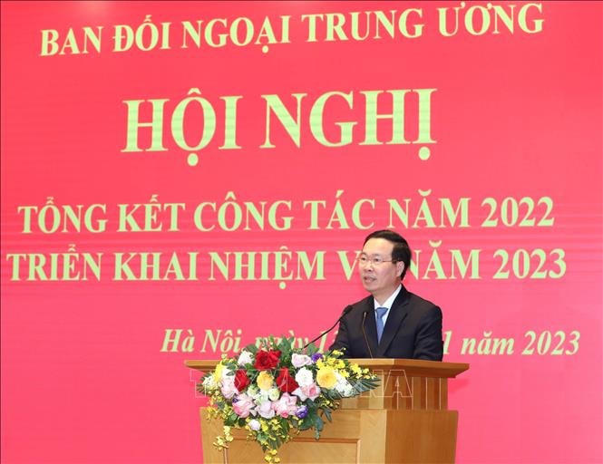 Thường trực Ban Bí thư Võ Văn Thưởng phát biểu chỉ đạo hội nghị. Ảnh: TTXVN.