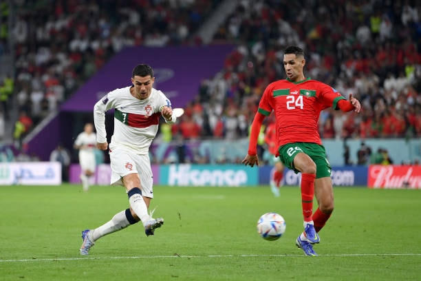 Ronaldo có cơ hội nhưng anh không chiến thắng được thủ thành Bounou.