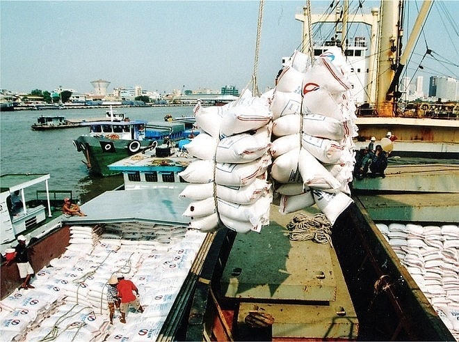 Xuất khẩu gạo ngày càng tăng.