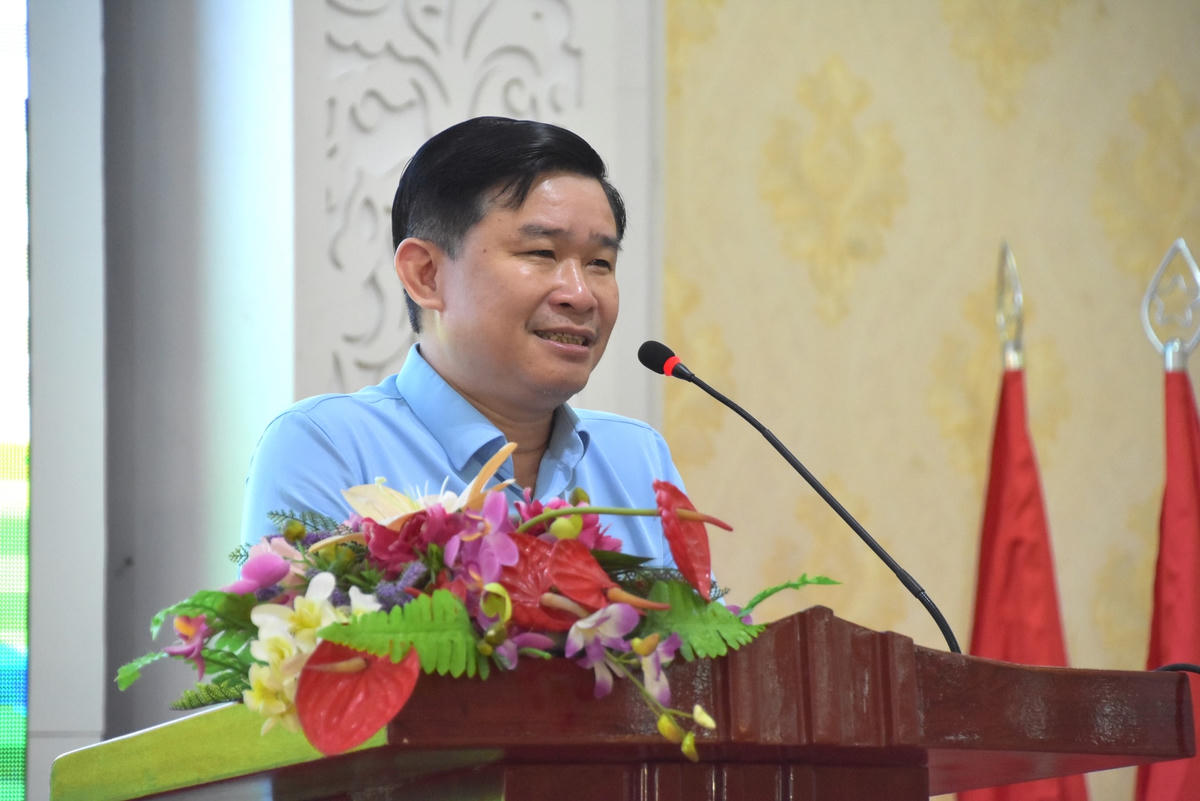Ông Cái Quang Bình, Giám đốc Trung tâm Hỗ trợ Thanh thiếu nhi Việt Nam.