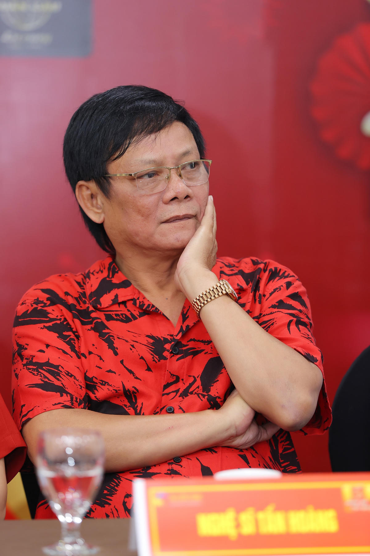 Nghệ sĩ hài Tấn Hoàng. (ảnh: Hòa Nguyễn).