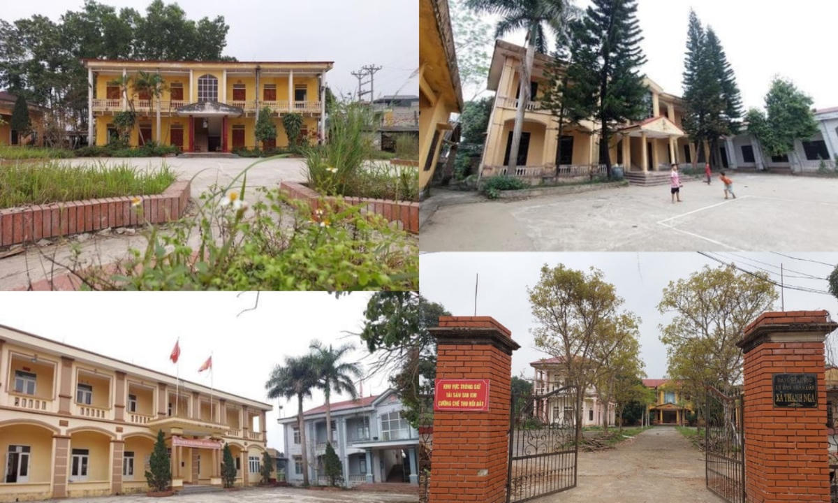Nhiều trụ sở UBND xã ở Phú Thọ sau khi sáp nhập bỏ hoang gây lãng phí.