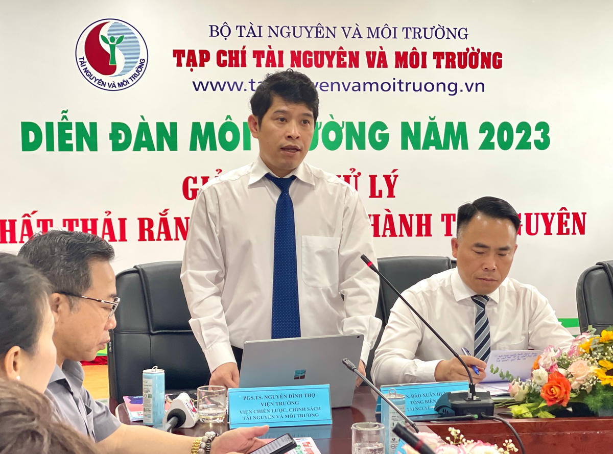 PGS.TS Nguyễn Đình Thọ, Viện trưởng Viện Chiến lược, Chính sách TNMT.