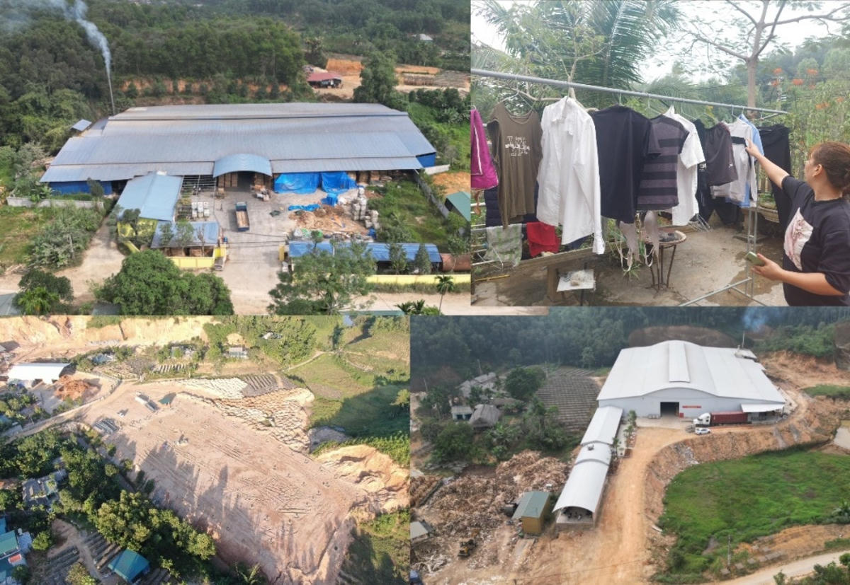 Nhiều nhà máy “khủng” xây dựng không phép trên đất rừng sản xuất và đất lúa.