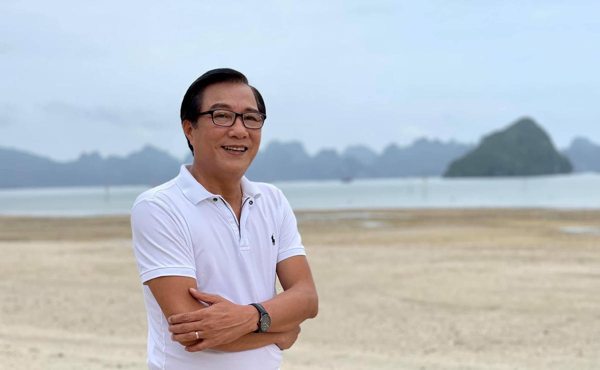 NSND Trọng Trinh chia sẻ, càng ngày anh càng say mê với nghề. Ảnh: FBNV. 