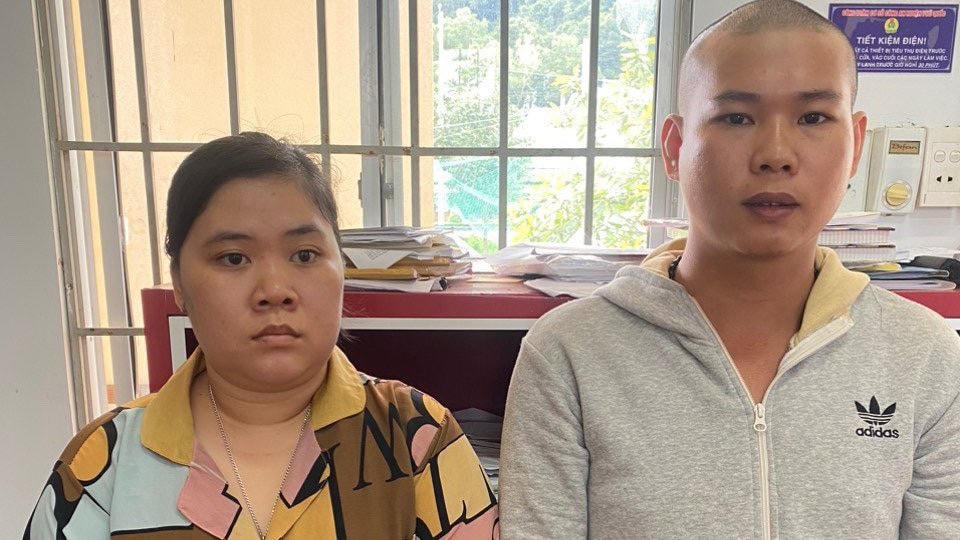 Nghi phạm Vinh và Mỹ - Ảnh: CA