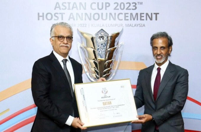 AFC trao quyền đăng cai Asian Cup 2023 cho Qatar (Ảnh: AFC).