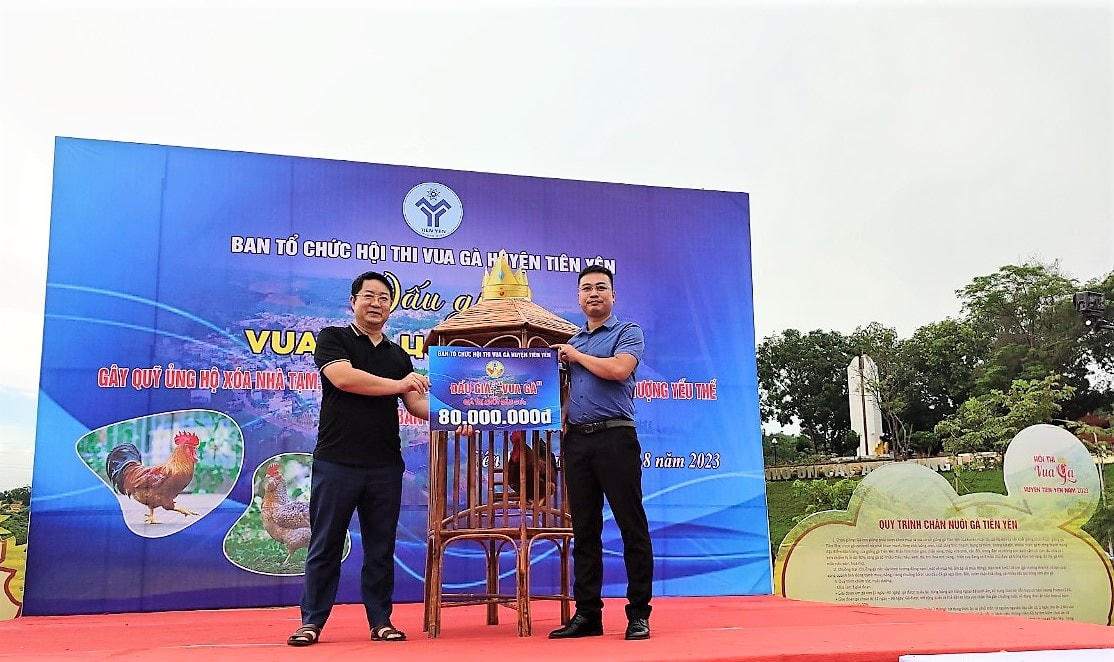 Vua gà trị giá 80 triệu đồng.