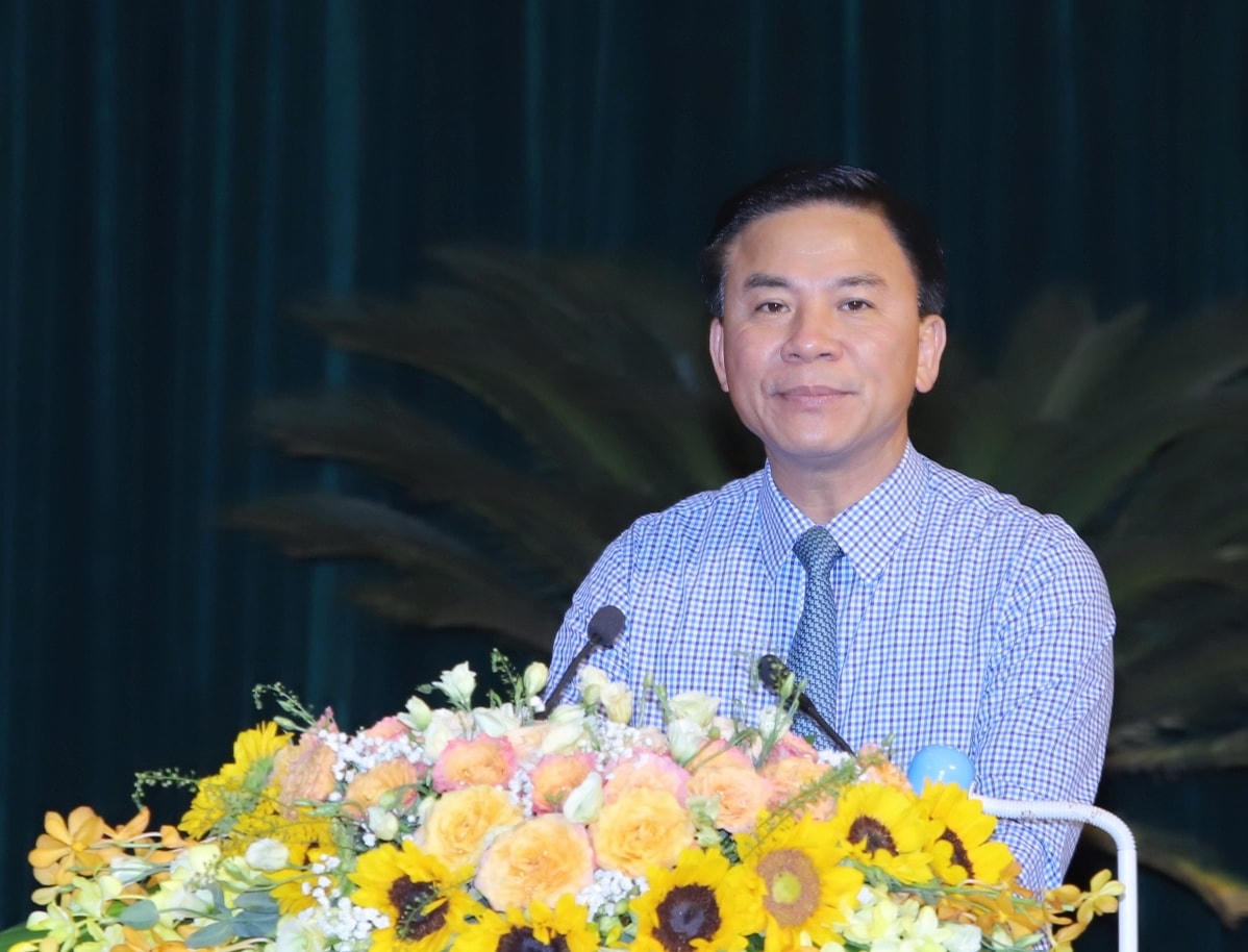 Ông Đỗ Trọng Hưng, Bí thư Tỉnh ủy Thanh Hóa ghi nhận, đánh giá cao những kết quả mà hệ thống MTTQ các cấp đã đạt được trong 20 năm tổ chức Ngày hội đại đoàn kết toàn dân tộc.