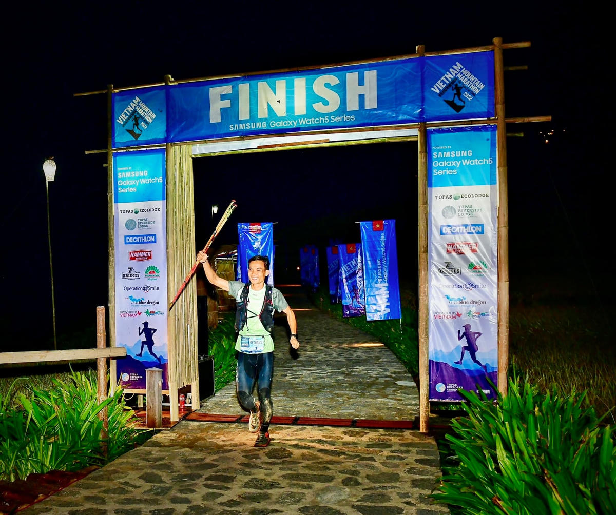 Quang Trần chinh phục quãng đường 160km.  
