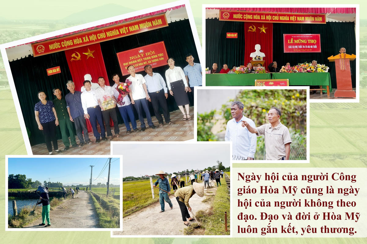 Xây dựng NTM, thôn Hòa Mỹ thực sự đổi thay.