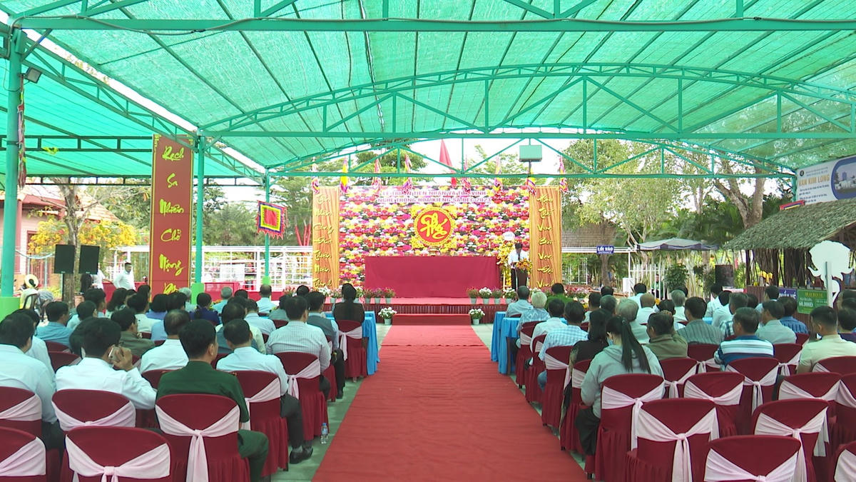 Quang cảnh buổi lễ.