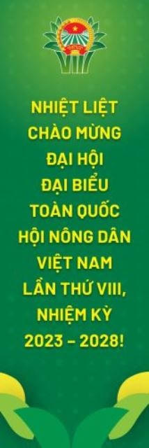 Biểu trưng chính thức Đại hội đại biểu Hội Nông dân Việt Nam lần thứ VIII