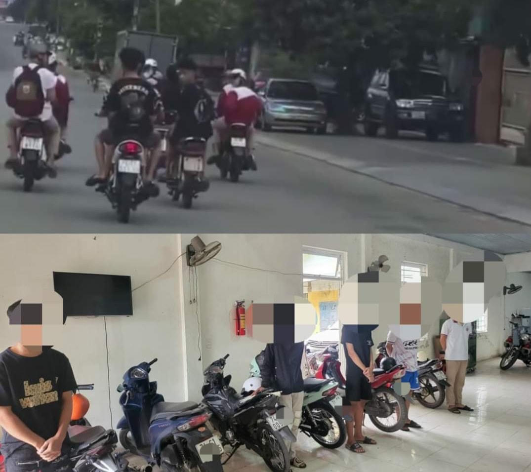 Nhiều trường hợp trong độ tuổi thanh thiếu niên vi phạm khi tham gia giao thông. Ảnh: CSGT ĐH.
