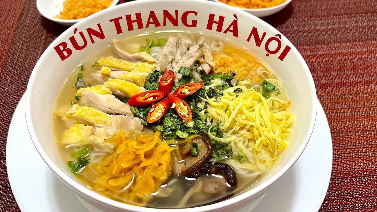 Bún thang. Nguồn: Rosemary Lado.