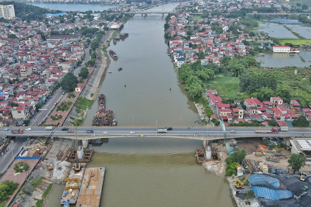 Bắc Ninh: Dự án cầu Như Nguyệt nguy cơ chậm tiến độ vì chậm giải phóng mặt bằng