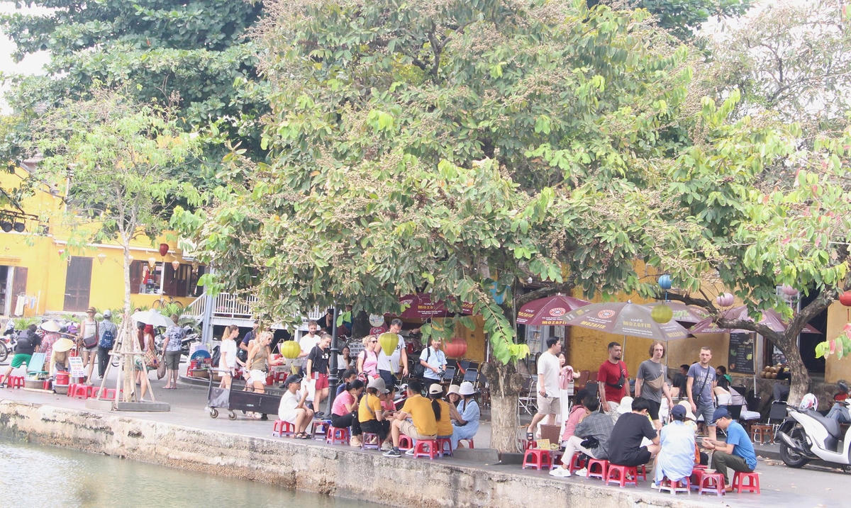 Một góc bờ sông Hoài, TP Hội An.