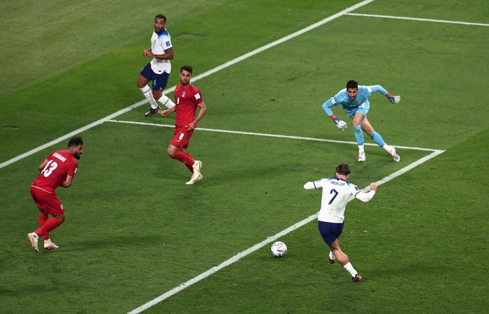 Grealish cũng có bàn thắng đầu tiên của mình tại World Cup 2022.