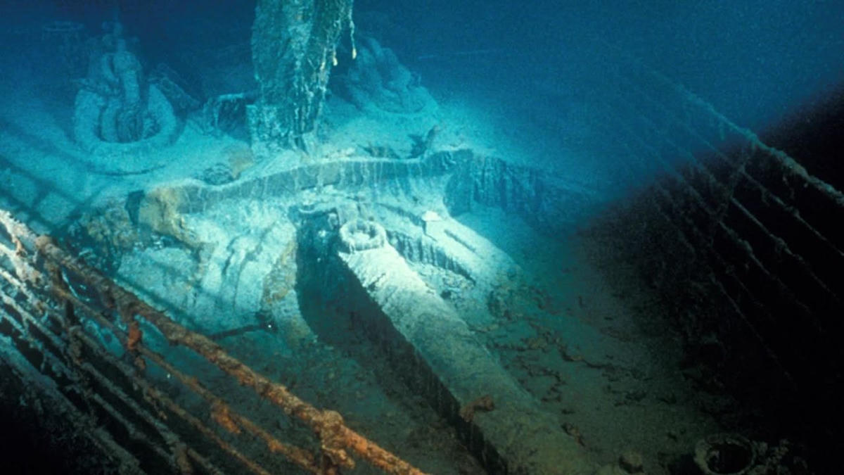 Xác tàu Titanic bị chìm năm 1912 được phát hiện ở đáy đại dương vào năm 1985. Ảnh: National Geographic.