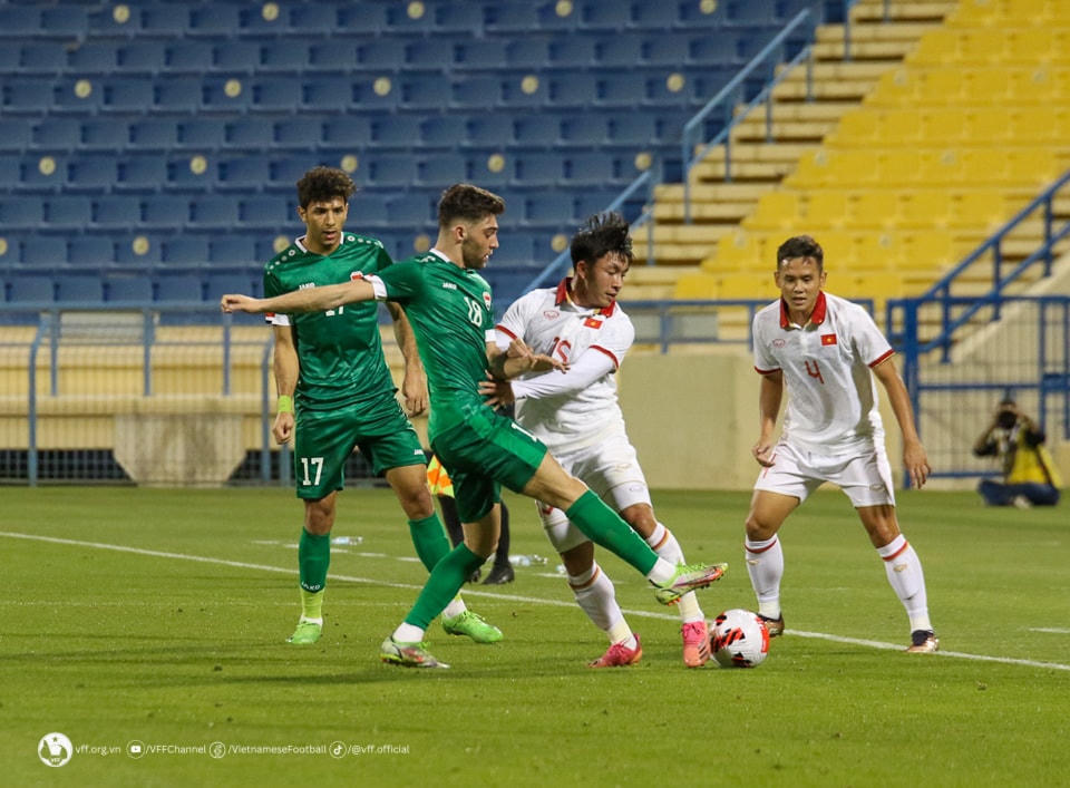 U23 Việt Nam cần phải vươn lên từ những sai lầm để tiến bộ, tự tin và tiếp tục bước tiếp ở các trận đấu sắp tới. Ảnh: VFF.