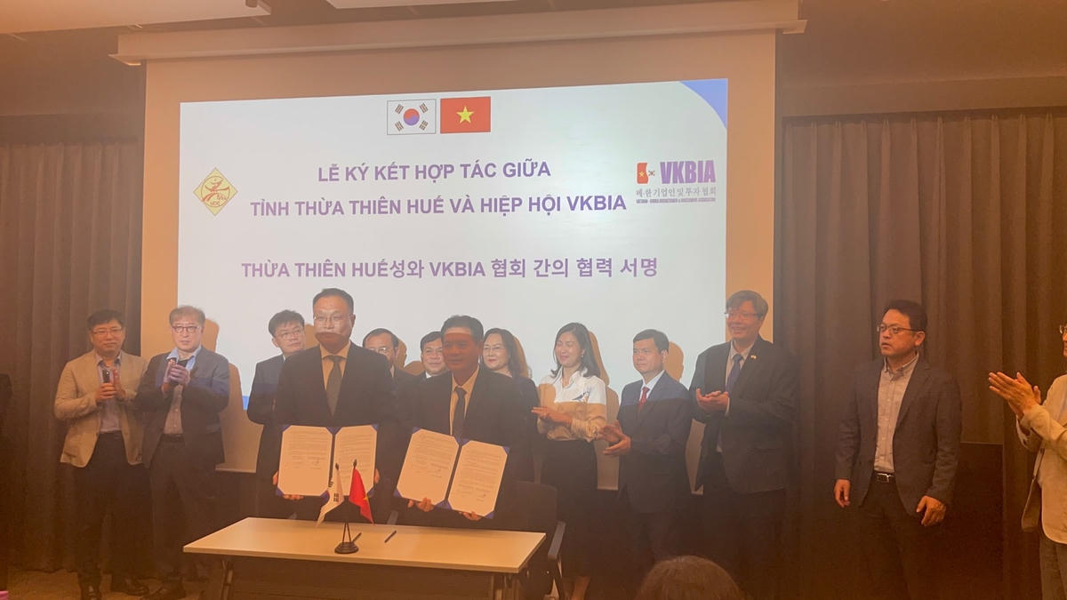 Ký kết hợp tác giữa VKBIA và tỉnh Thừa Thiên Huế