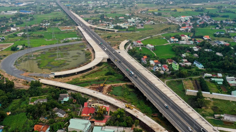 Hiện dự án cao tốc Bến Lức - Long Thành đã được bố trí 3.882,7 tỷ đồng từ nguồn ngân sách nhà nước. Ảnh minh họa.