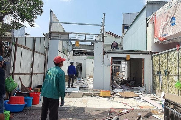 Công trình vi phạm bị cưỡng chế