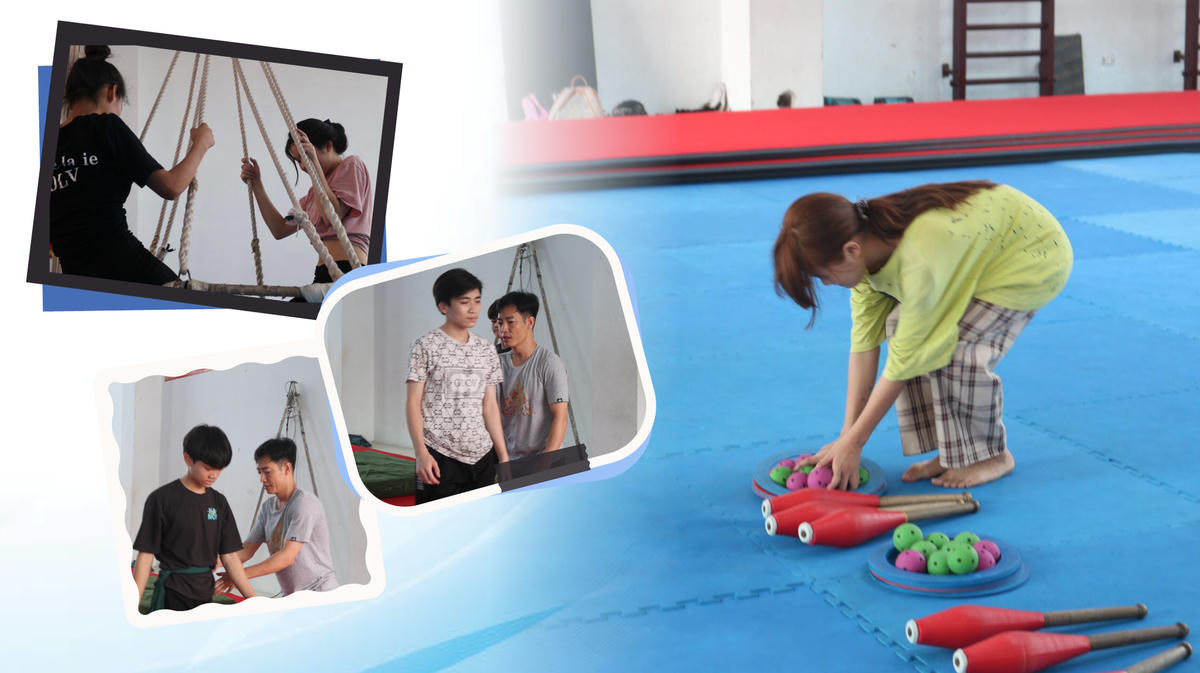 Học sinh Trường Xiếc không chỉ đối mặt với quá trình luyện tập khắc nghiệt mà còn phải chịu áp lực khi tuyển sinh.