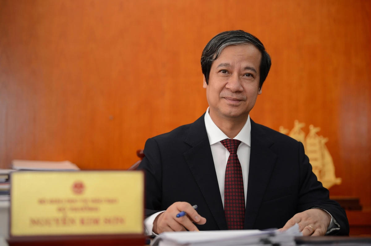 Bộ trưởng Bộ GDĐT Nguyễn Kim Sơn.