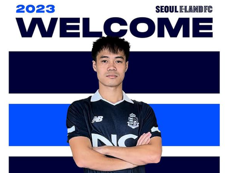 Văn Toàn chính thức gia nhập CLB Hàn Quốc Seoul E-Land. Ảnh: Vietnamnet.