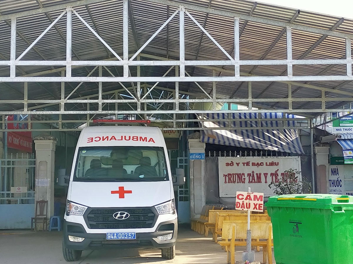 Trung tâm y tế TP Bạc Liêu.