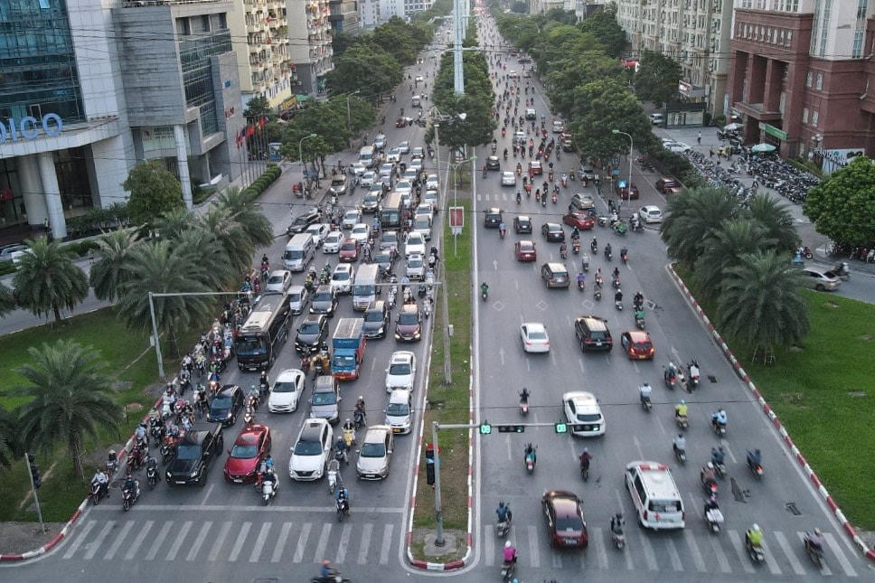 Thí điểm tổ chức lại giao thông khu vực nút giao Mễ Trì - Lê Quang Đạo - Châu Văn Liêm từ ngày 28/11 - 28/12.