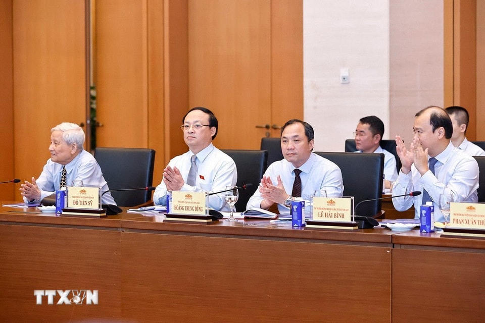 Đại biểu dự gặp mặt. (Ảnh: Doãn Tấn/TTXVN)