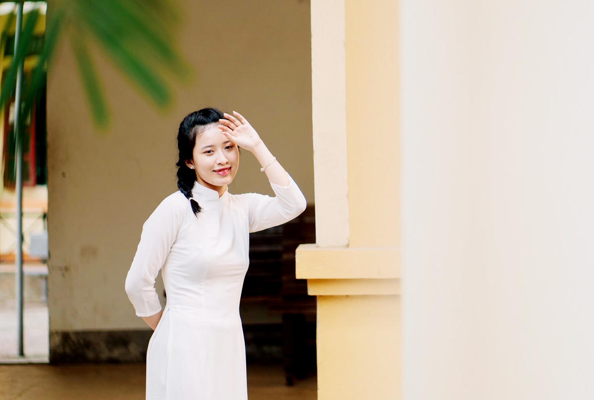 Đặng Khánh Linh là người rất năng nổ, hoạt bát trong các chương trình của nhà trường.