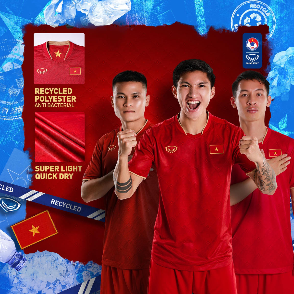 Tuyển Việt Nam sẽ có bộ trang phục mới trong lần tập trung này
