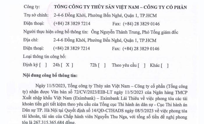 Thông báo của