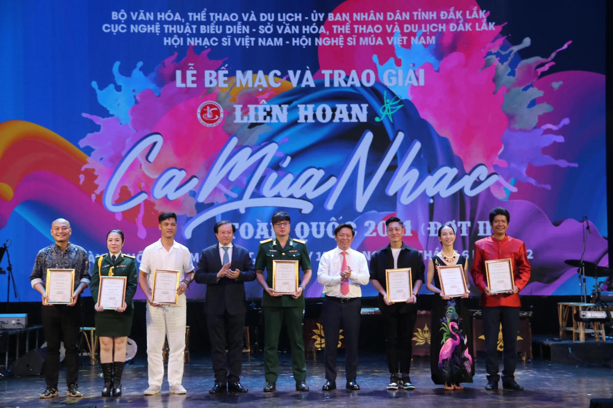 Trao giải cho các thành phần sáng tạo.