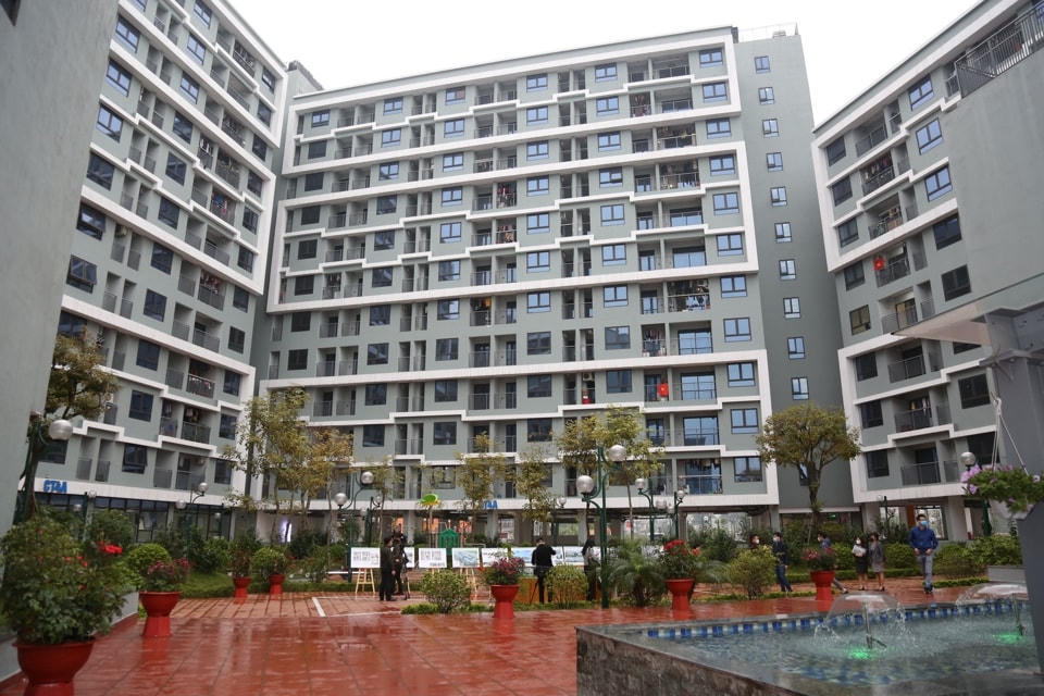 Khu nhà ở xã hội tại xã Kim Chung, Đông Anh (Hà Nội).