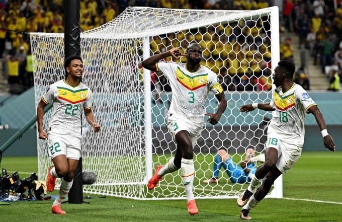 Senegal là đại diện châu Phi đầu tiên vào vòng 1/8 World Cup 2022. (Nguồn: AP).